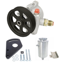 Performance Steering - Aluminum Power Steering Pump With Serpentine Pulley