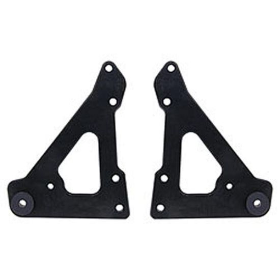 Allstar Performance - Front Motor Plate 2pc w/ Bushings Black - 38145