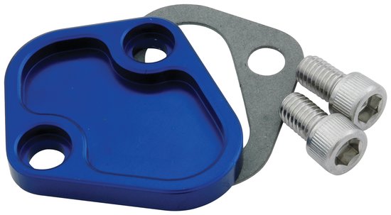 Allstar Performance - BBC F/P Block Off Plate Blue - 40303