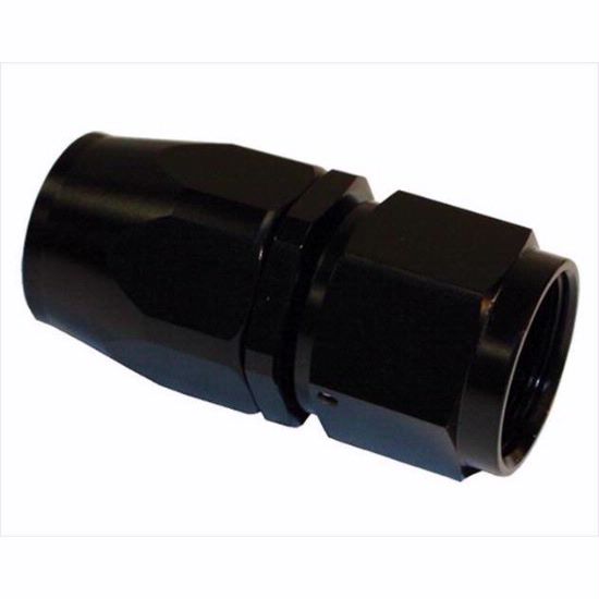 -4 Straight Hose End 1011BLK