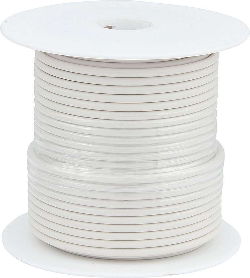 Allstar Performance - 14 AWG White Primary Wire 100ft - 76552