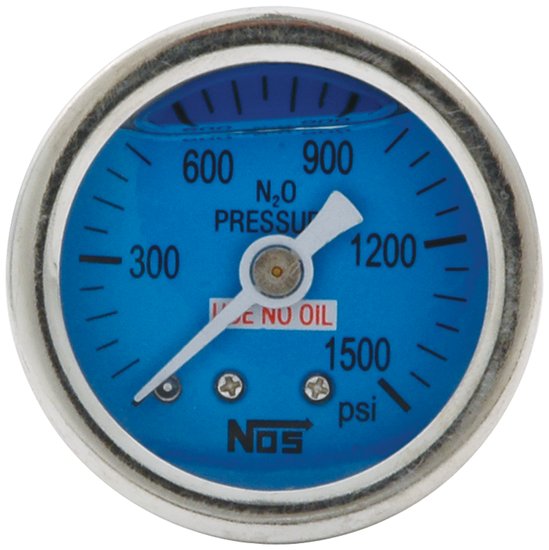 Allstar Performance - 1.5 Gauge 0-1500PSI NOS Liquid Filled - 80208