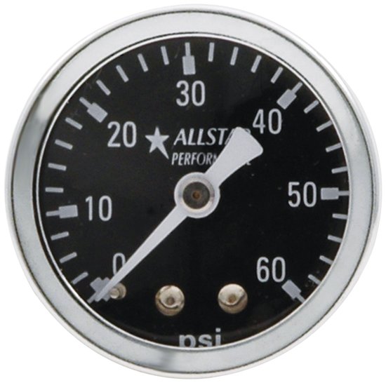 Allstar Performance - 1.5in Gauge 0-60 PSI Dry Type - 80214