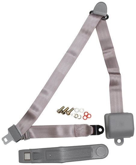 Allstar Performance - Seat Belt Retractable 3pt Gray - 98116