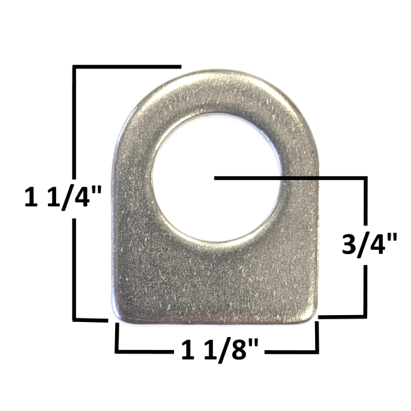 Brake Line Tab, 5/8″ Hole - AAMAA-100-A