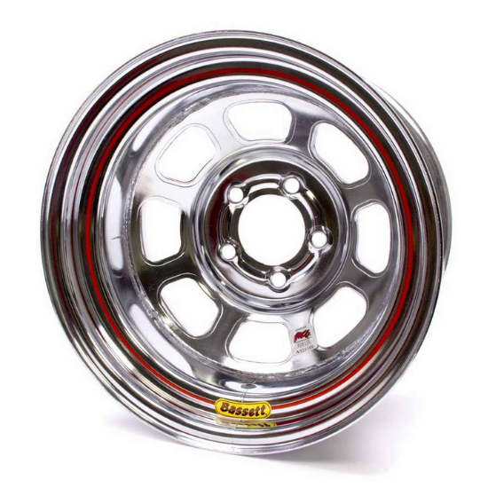 15x8 Chrome Wheel 4.75inBC 4in BS