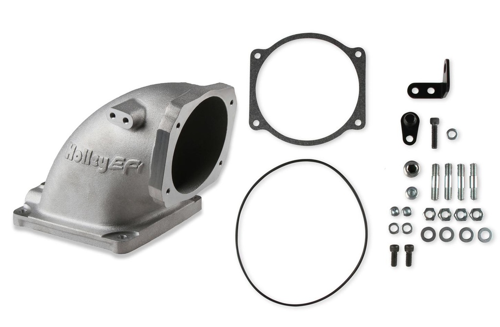 Holley - Intake Elbow 4500 GM LS TB Flange - 300-248