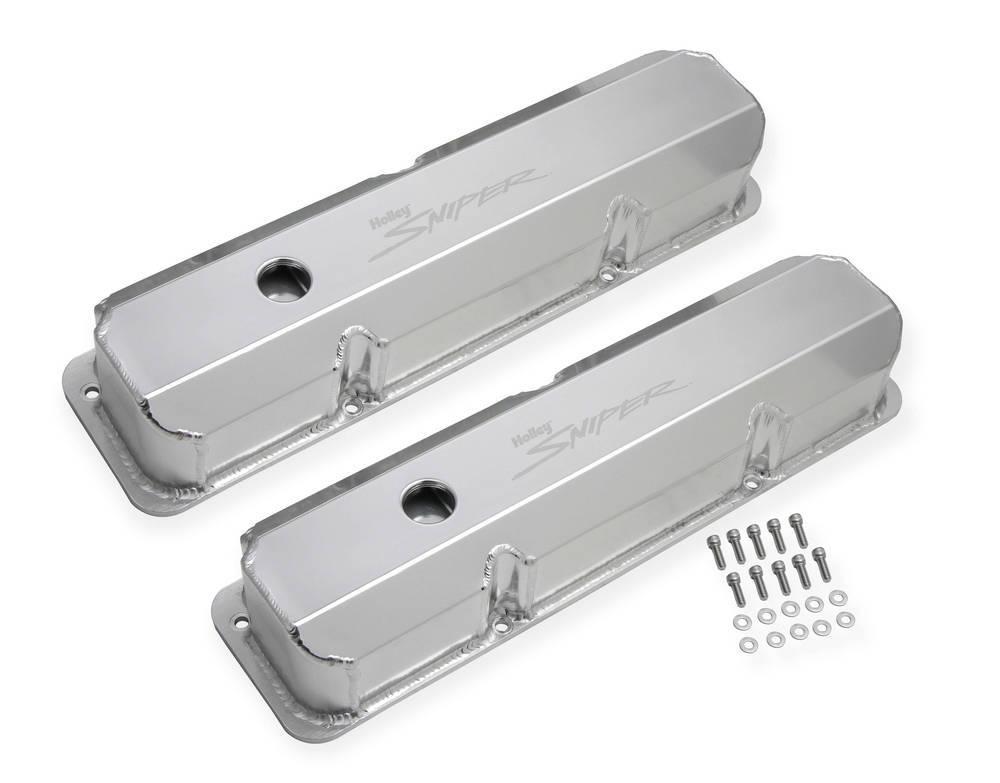 Holley - Sniper Fabricated Valve Covers  BBF FE Tall - 890001