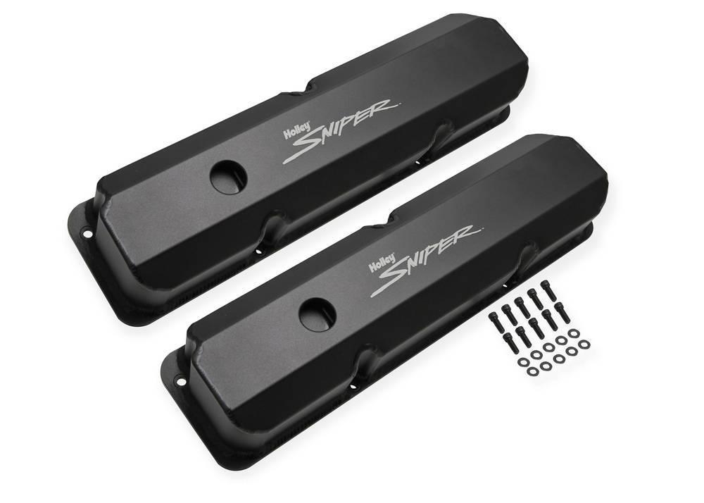 Holley - Sniper Fabricated Valve Covers  BBF FE Tall - 890001B