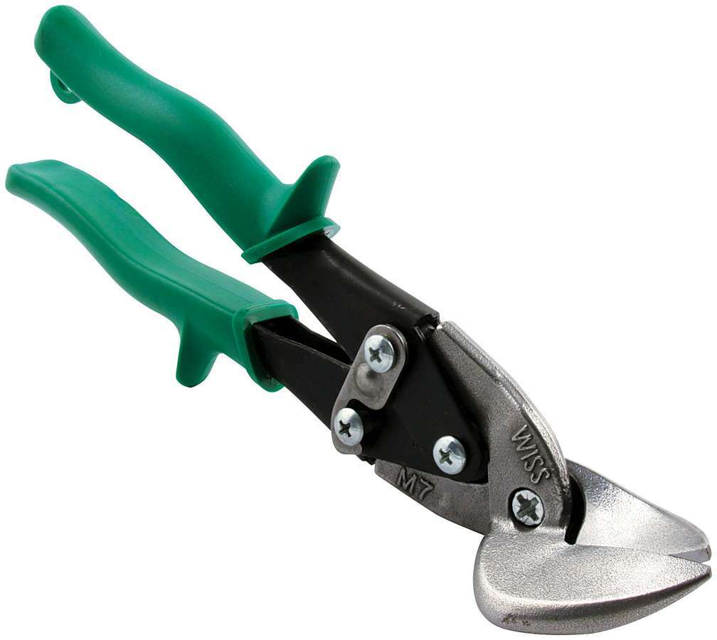 Offset Tin Snips Green Straight and RH Cut - 11031