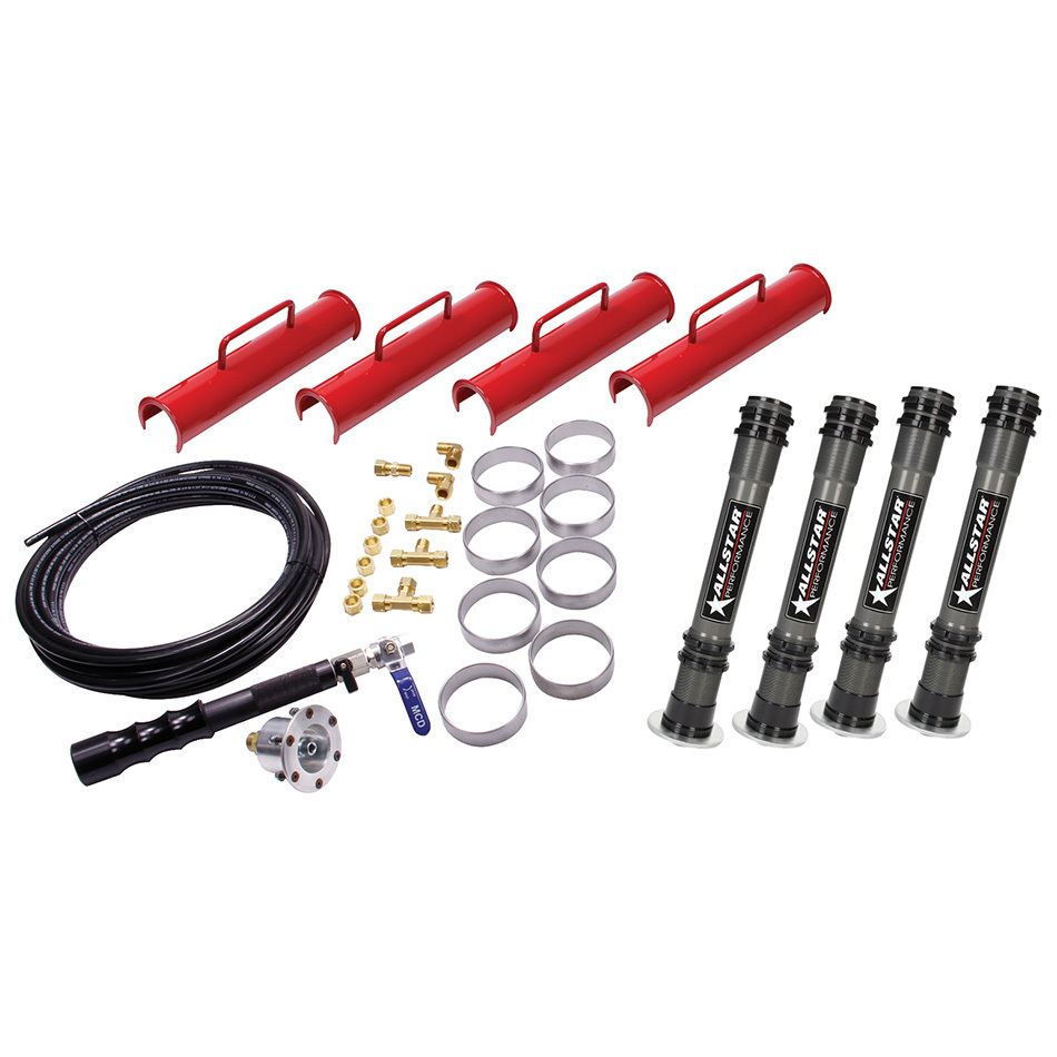 Allstar Performance - Air Jacks Complete Kit 15.25in w/ Dirt Foot - 11301