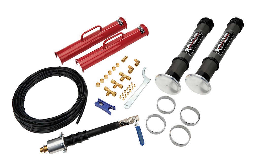 Allstar Performance - Air Jack Kit, Weld-On, 15.25 in Lift