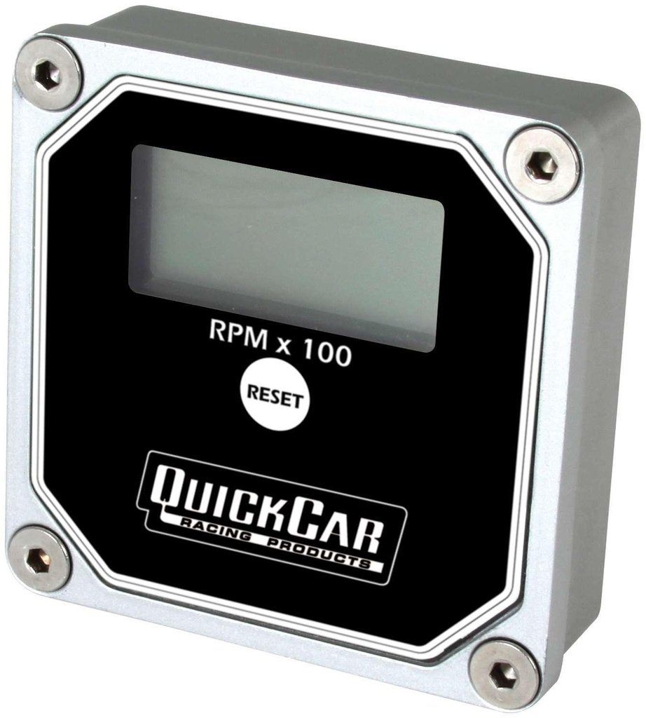 Quickcar LCD Recall Tach Black - 611-100