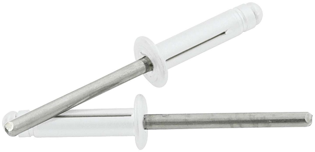 Allstar Performance - Md Hd Rivet 250Pk Silver Flange Type St Mandrel - 18185