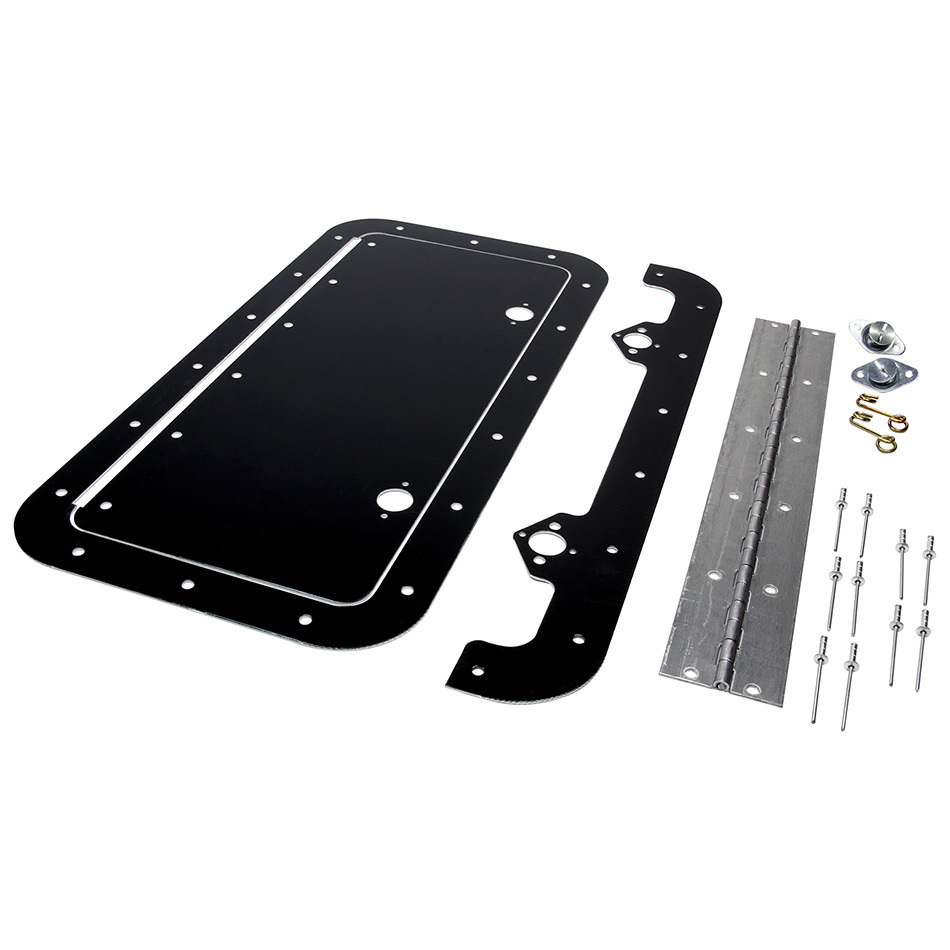 Allstar Performance - Access Panel Kit Black 6in x 14in - 18542