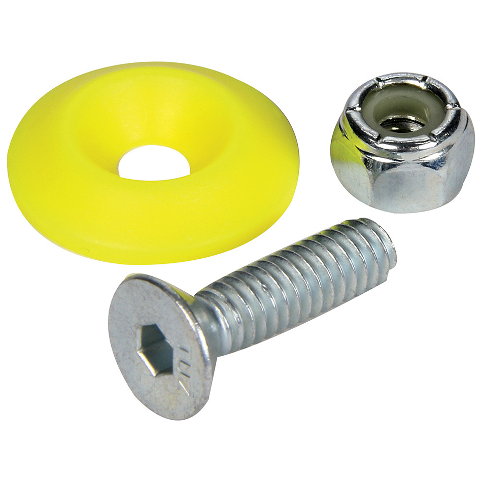 Allstar Performance - Countersunk Bolt Kit Fluorescent Yellow 10pk - 18688