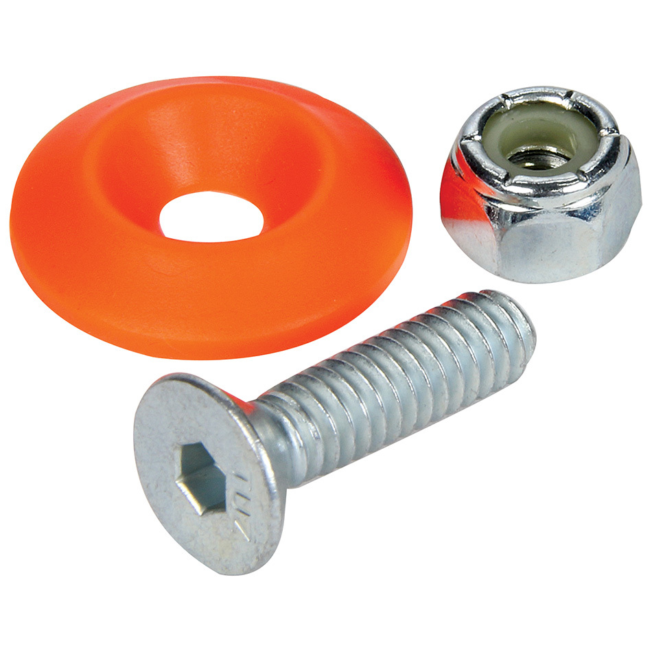 Allstar Performance - Countersunk Bolt Kit Fluorescent Orange 10pk - 18689