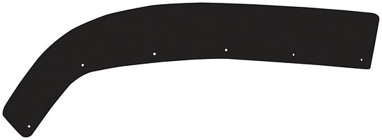 Allstar Performance - Lower Nose Support Black 1/4in Plastic - 23063