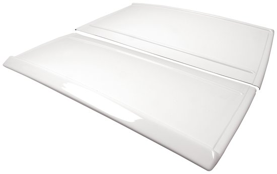 Allstar Performance - 2 Piece Dirt Roof White Plastic - 23210