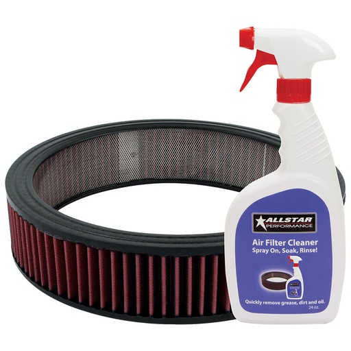 [ALL26000K] Allstar Performance - Washable Element 14x3 with Cleaner Kit - 26000K