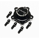 WILWOOD - Drive Flange Starlite 55 5 x 3.980 in Bolt Pattern 24 Spline Aluminum Black Anodized Wilwood Wide 5 Hub