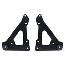 Allstar Performance - Front Motor Plate 2pc w/ Bushings Black - 38145