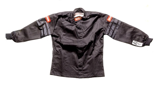 [RQP1969992] RaceQuip  - Black Jacket Kids Single Layer Small Black Trim