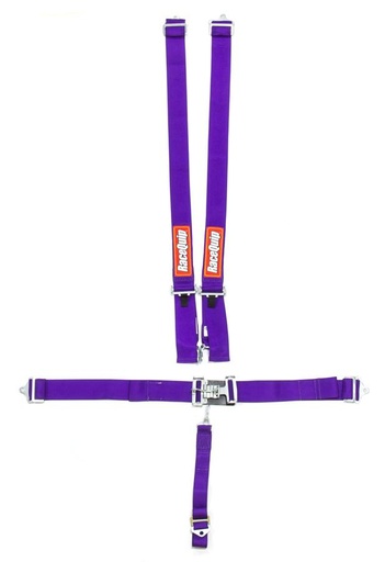 [RQP711051] RaceQuip  - 5pt Harness Set LandL Purple SFI