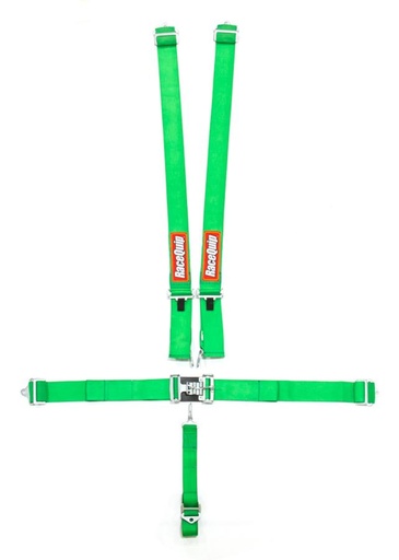 [RQP711071] RaceQuip  - 5pt Harness Set LandL Green SFI