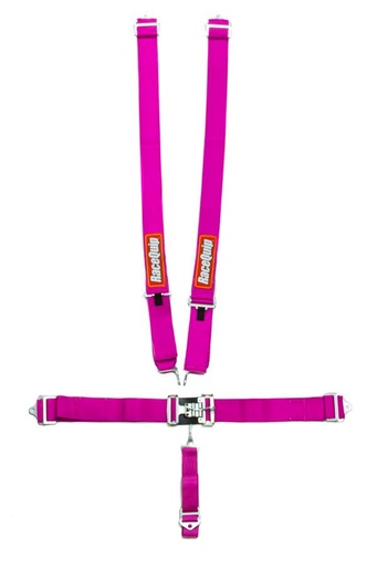 [RQP711081] RaceQuip  - 5pt Harness Set LandL Pink SFI