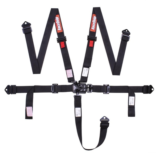 [RQP811001] RaceQuip  - Harness 5pt LandL 2in P D Lap Black SFI 16.1