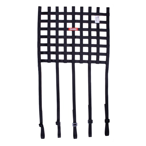 [RQP825001] RaceQuip  - Window Net 15inx18in with  Strap Mounts SFI