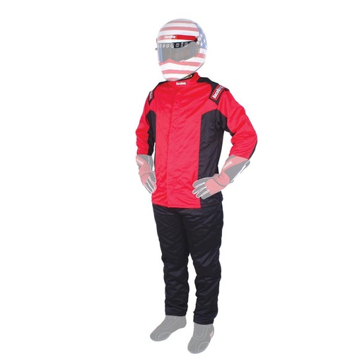 [RQP91619129] RaceQuip  - Jacket Chevron 5 Red Small SFI 5