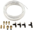 Allstar Performance - Nylon Brake Line Kit for use w/ Gauges - 48019