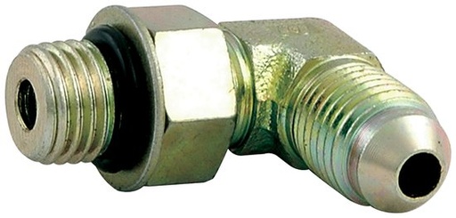 [ALL50035] Allstar Performance - Adapter Fittings -4 to 7/16-20 90 Degree 2pk - 50035