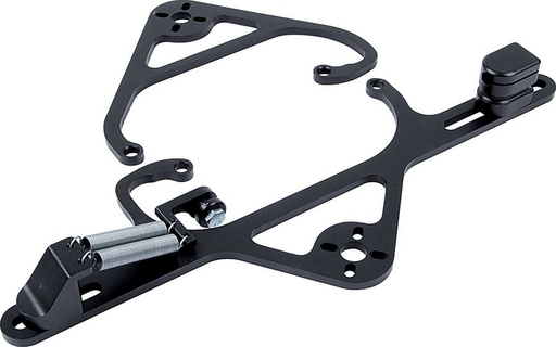 [ALL54257] Allstar Performance - Throttle Brackets w/Sol Mount Mopar Black 4150 - 54257