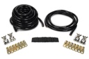 Allstar Performance - Battery Cable Kit 2 Ga. 2 Batteries All Black - 76113