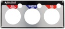 Allstar Performance - Repl 3 Gauge Panel OP/WT/OT - 80126