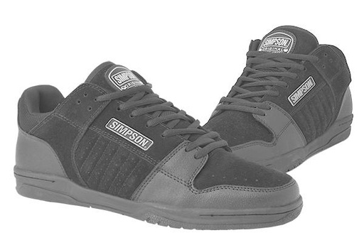 [SIMBT110BK] Simpson Race Products  - Shoe Black Top Size 11 Black - BT110BK