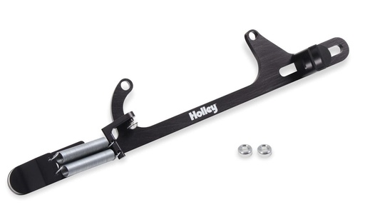 [HLY20-266] Holley - Billet Throttle Bracket Billet Aluminum Black - 20-266