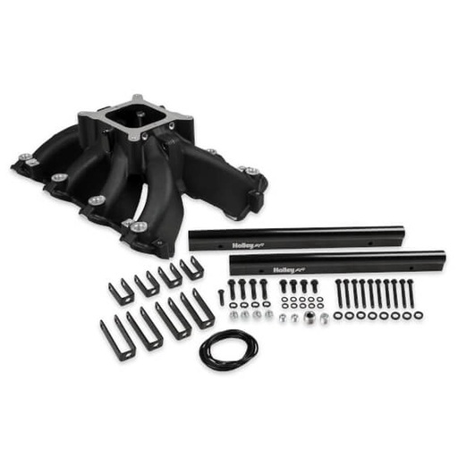 [HLY300-255BK] Holley - GM LS Intake Manifold Split Single Plane 4150 - 300-255BK