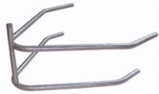 [XXXSC-BN-0018] Triple X - Triple X Sprint Car Rear Bumper w/Post No Diagonal Brace Stainless Steel Lightweight - SC-BN-0018