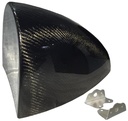 Triple X -  Fuel Tank Cover Carbon Fiber With Bracke