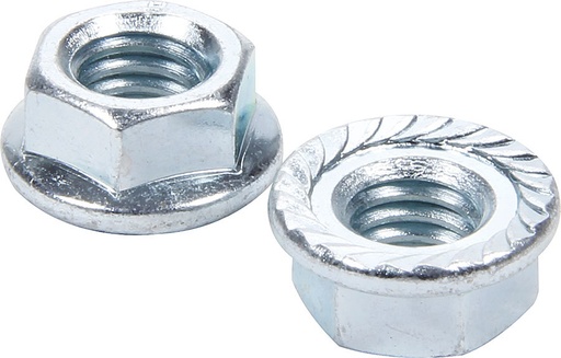 [ALL16042-10] Allstar Performance - Serrated Flange Nuts 3/8-16 10pk - 16042-10