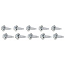 Allstar Performance - Body Bolt 1-1/8in 10pk Silver - 16555