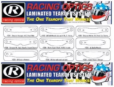 [ROI7216C] Xstack Tearoffs SpeedStack 7, Clear for Arai