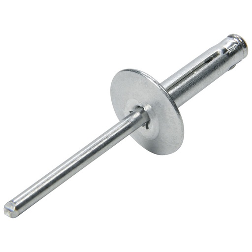 [ALL18060] Allstar Performance - Lg Hd Rivet 250Pk Silver Flange Type Alum Mandrel - 18060