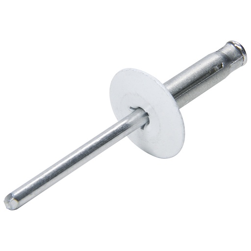 [ALL18061] Allstar Performance - Lg Hd Rivet 250Pk White Flange Type Alum Mandrel - 18061