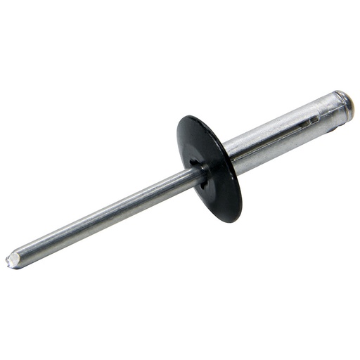 [ALL18063] Allstar Performance - Lg Hd Rivet 250Pk Black Flange Type Alum Mandrel - 18063