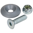 Allstar Performance - Countersunk Bolt Kit Silver 10pk - 18685